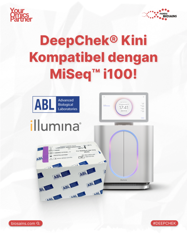 DeepChek® Kini Kompatibel dengan MiSeq™ i100 dari Illumina