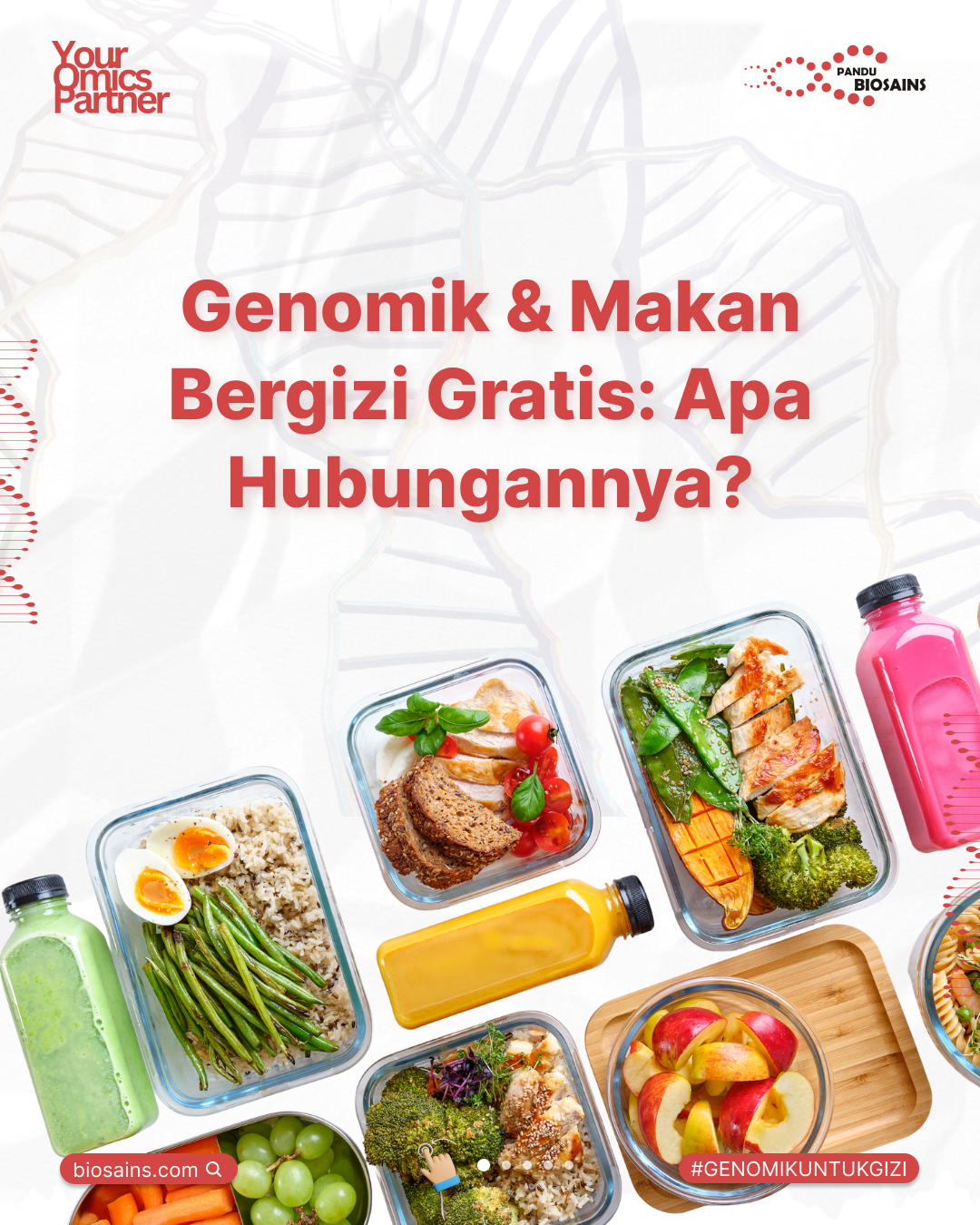 Genomik untuk Makan Bergizi Gratis: Sains di Balik Program Pangan Aman dan Sehat